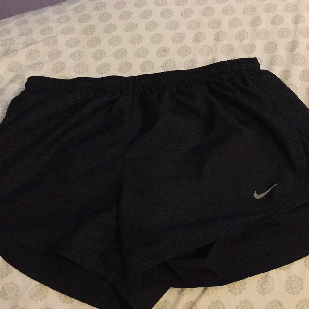 Black athletic Nike shorts